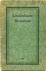 Lindenhurst Broadcast, 1929
